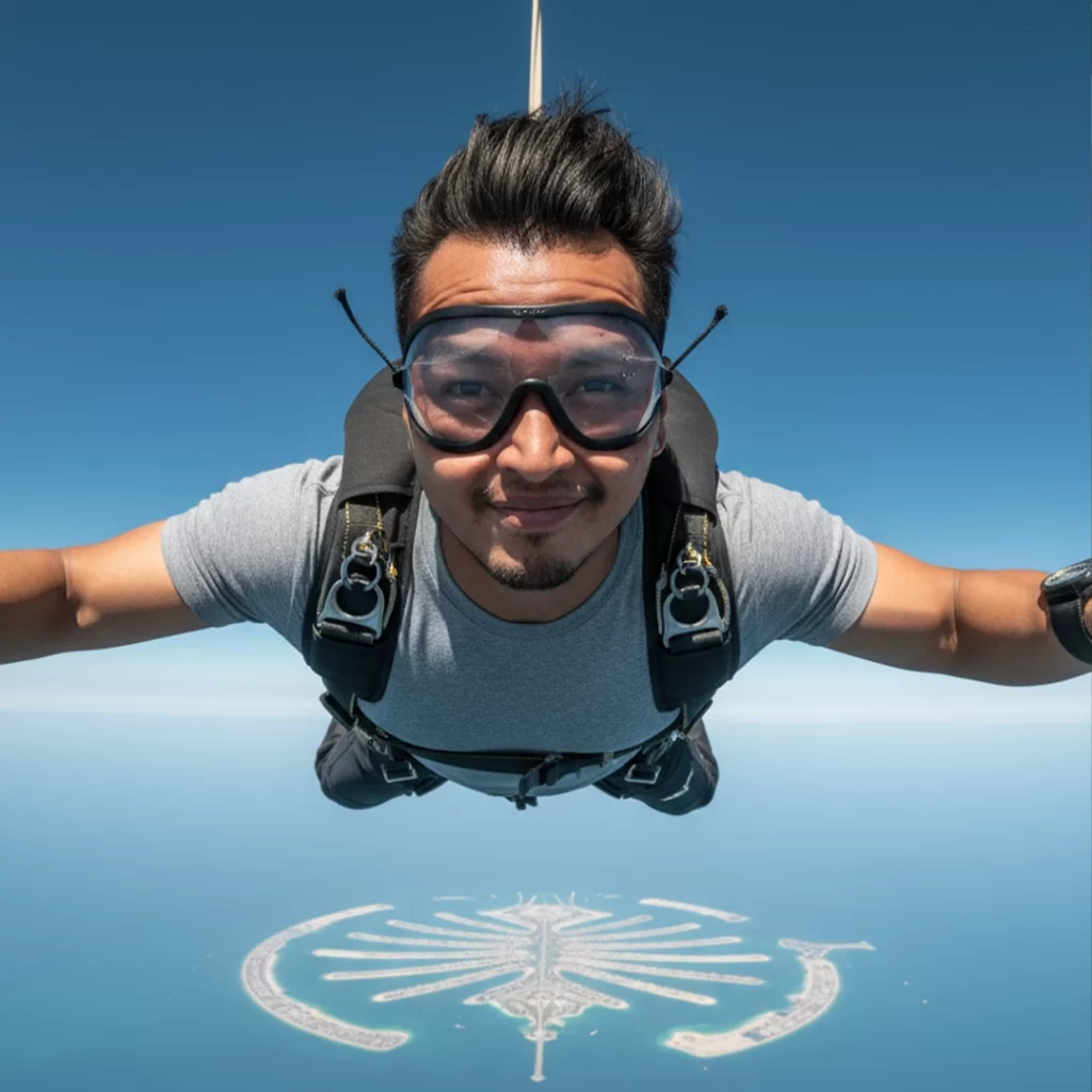 paracaidismo en Dubai